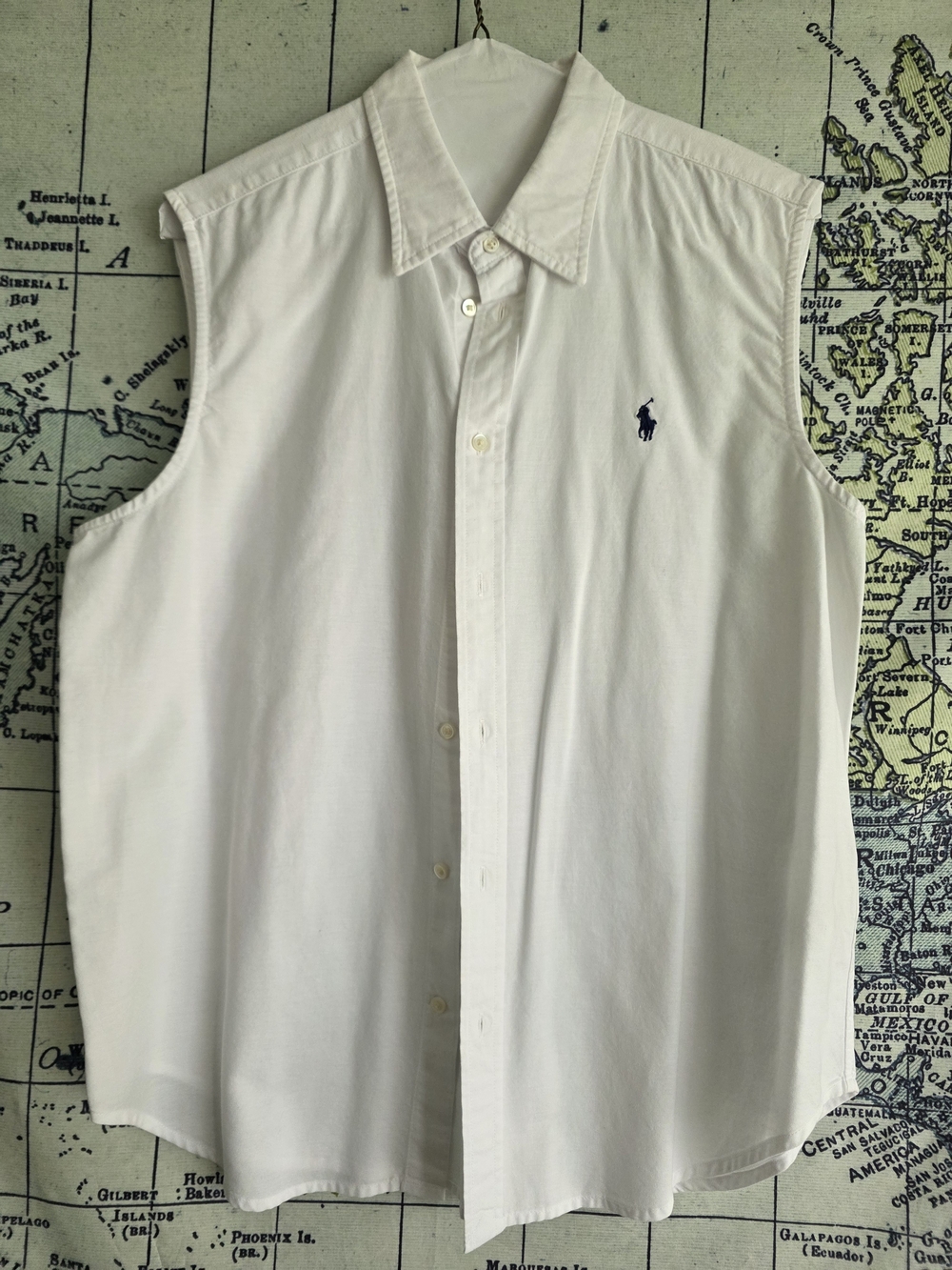 Ralph Lauren Women's Linen Sleeveless Top- White
